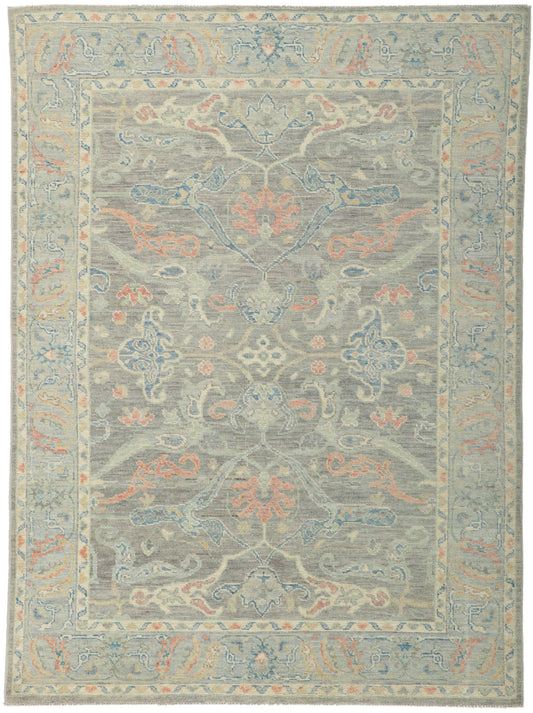 5 x 7 Colorful Oushak Rug 80885
