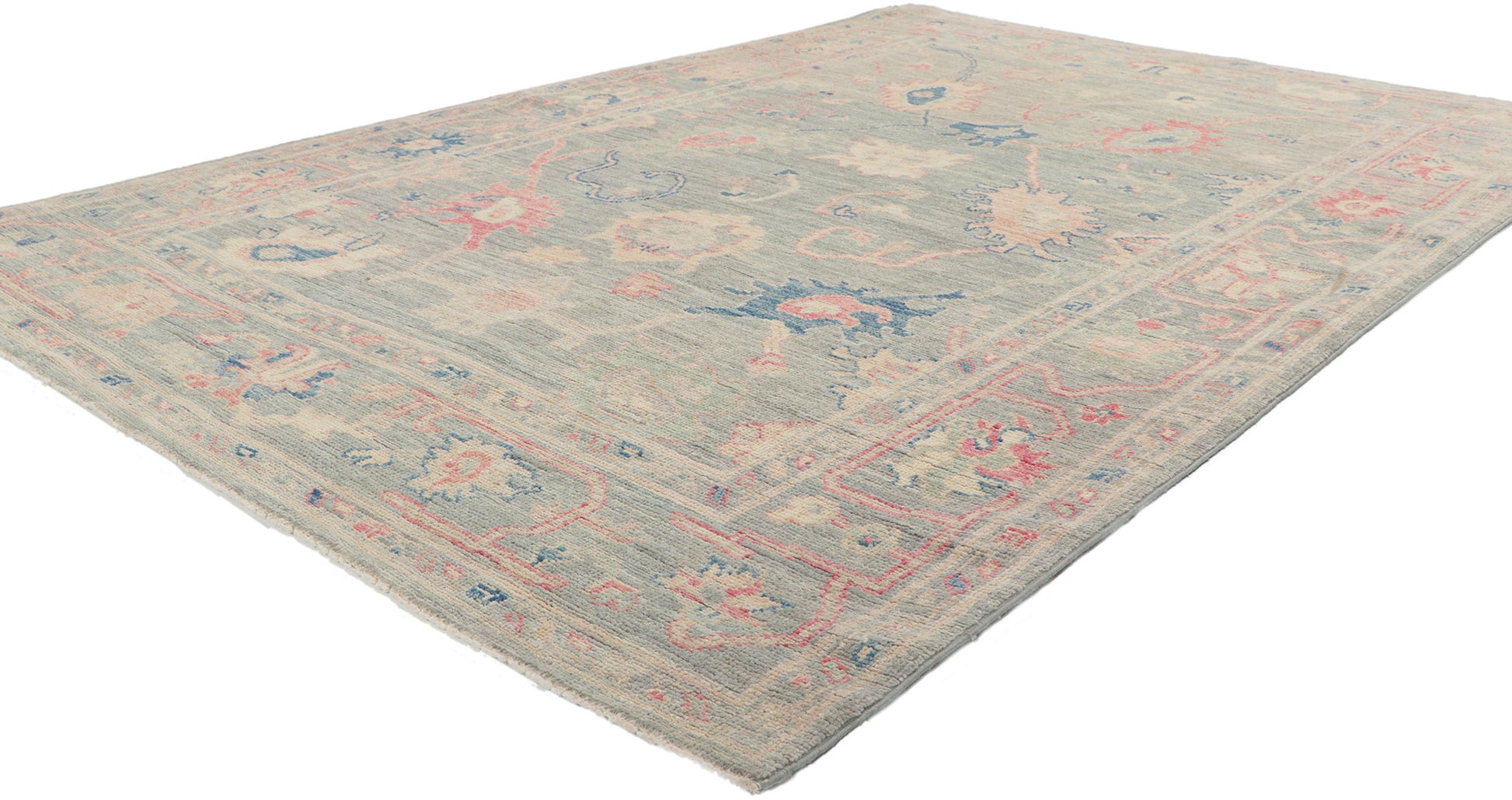 5 x 7 Colorful Oushak Rug 80886