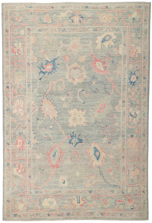 5 x 7 Colorful Oushak Rug 80886
