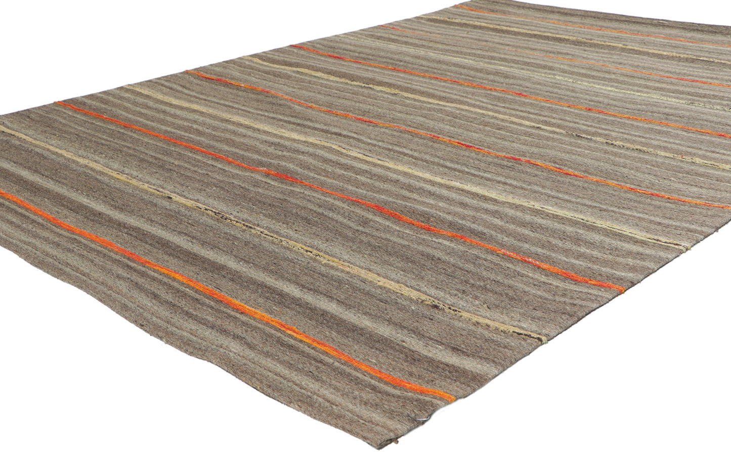 5 x 7 Striped Indian Kilim Rug 30090