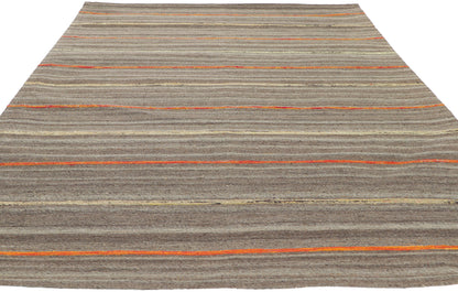 5 x 7 Striped Indian Kilim Rug 30090