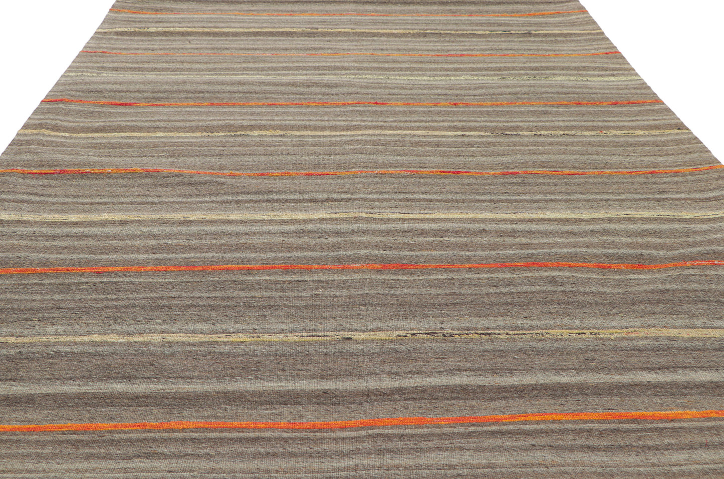 5 x 7 Striped Indian Kilim Rug 30090
