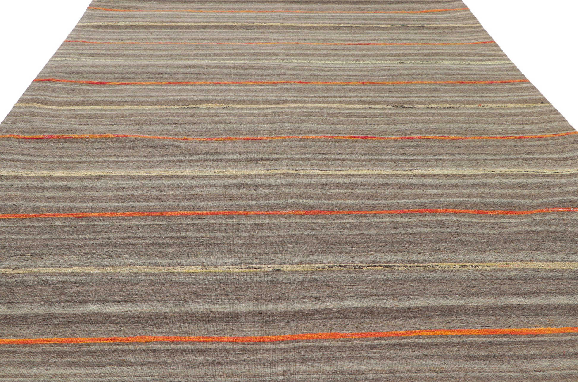 5 x 7 Striped Indian Kilim Rug 30090