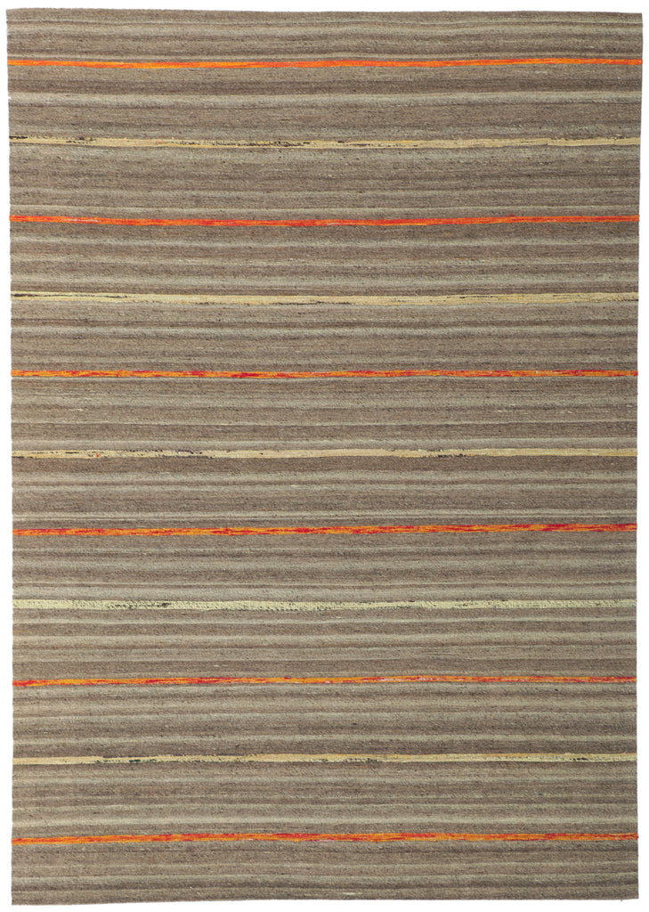 5 x 7 Striped Indian Kilim Rug 30090