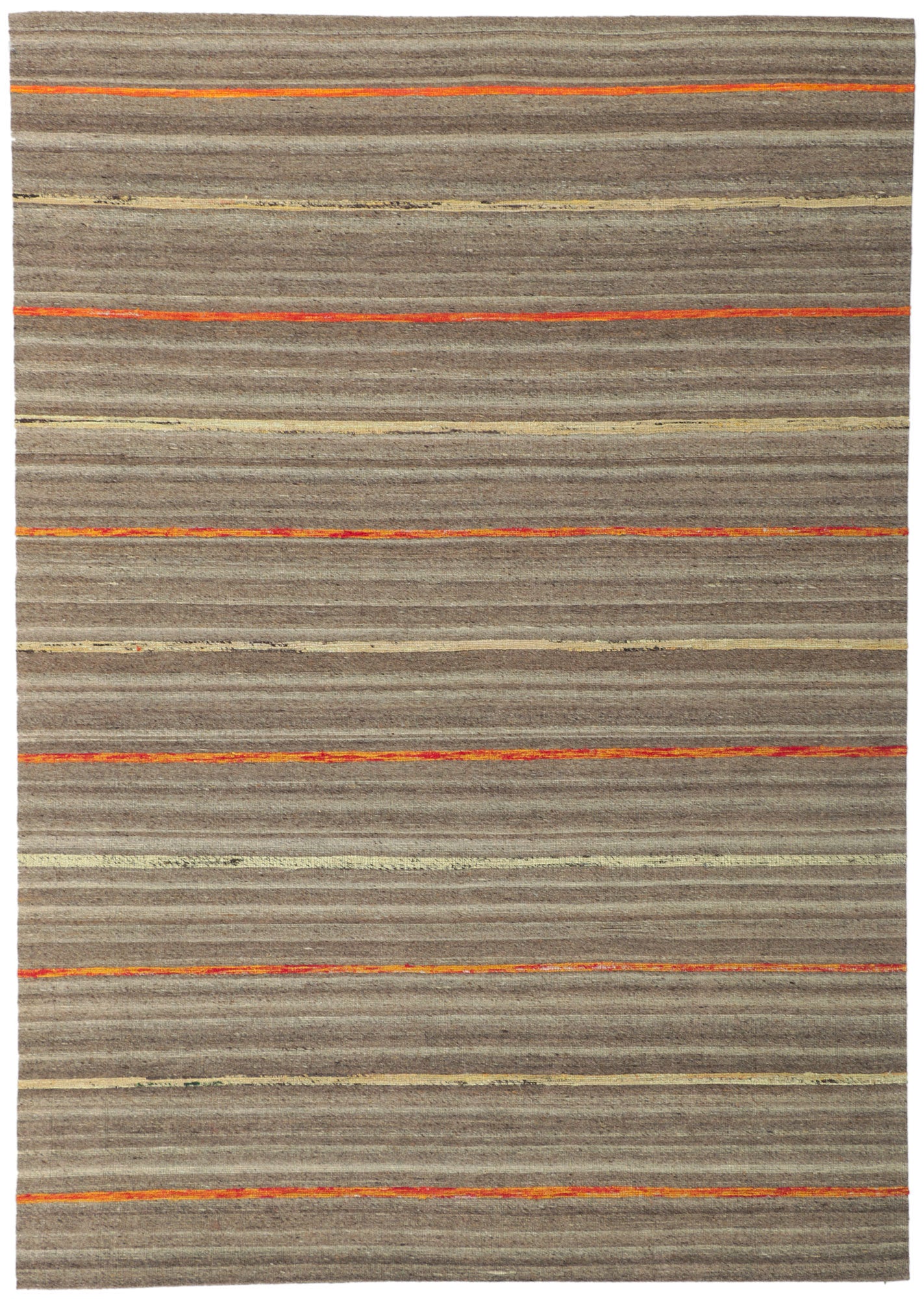 5 x 7 Striped Indian Kilim Rug 30090