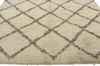 5 x 7 Vintage Moroccan Beni Ourain Rug 78400