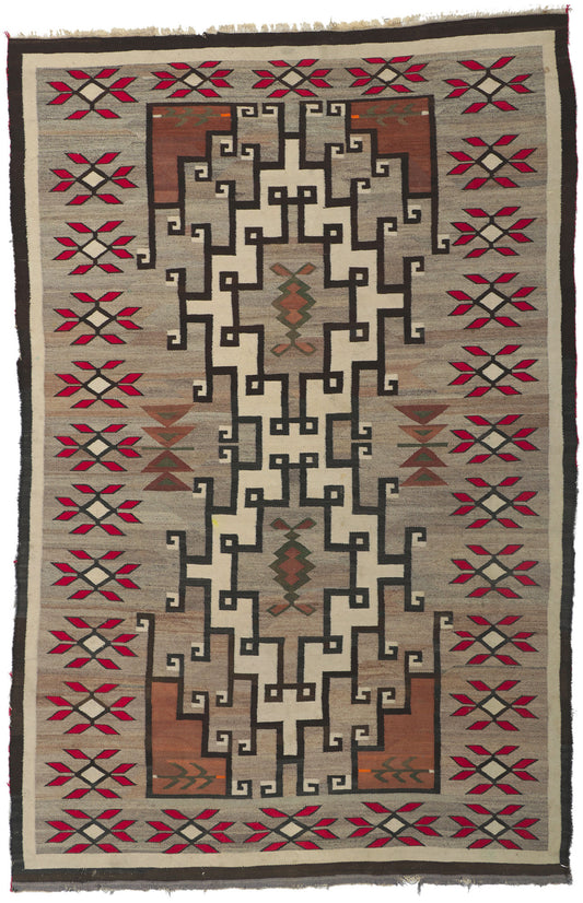 5 x 7 Vintage Crystal Navajo Rug 78293