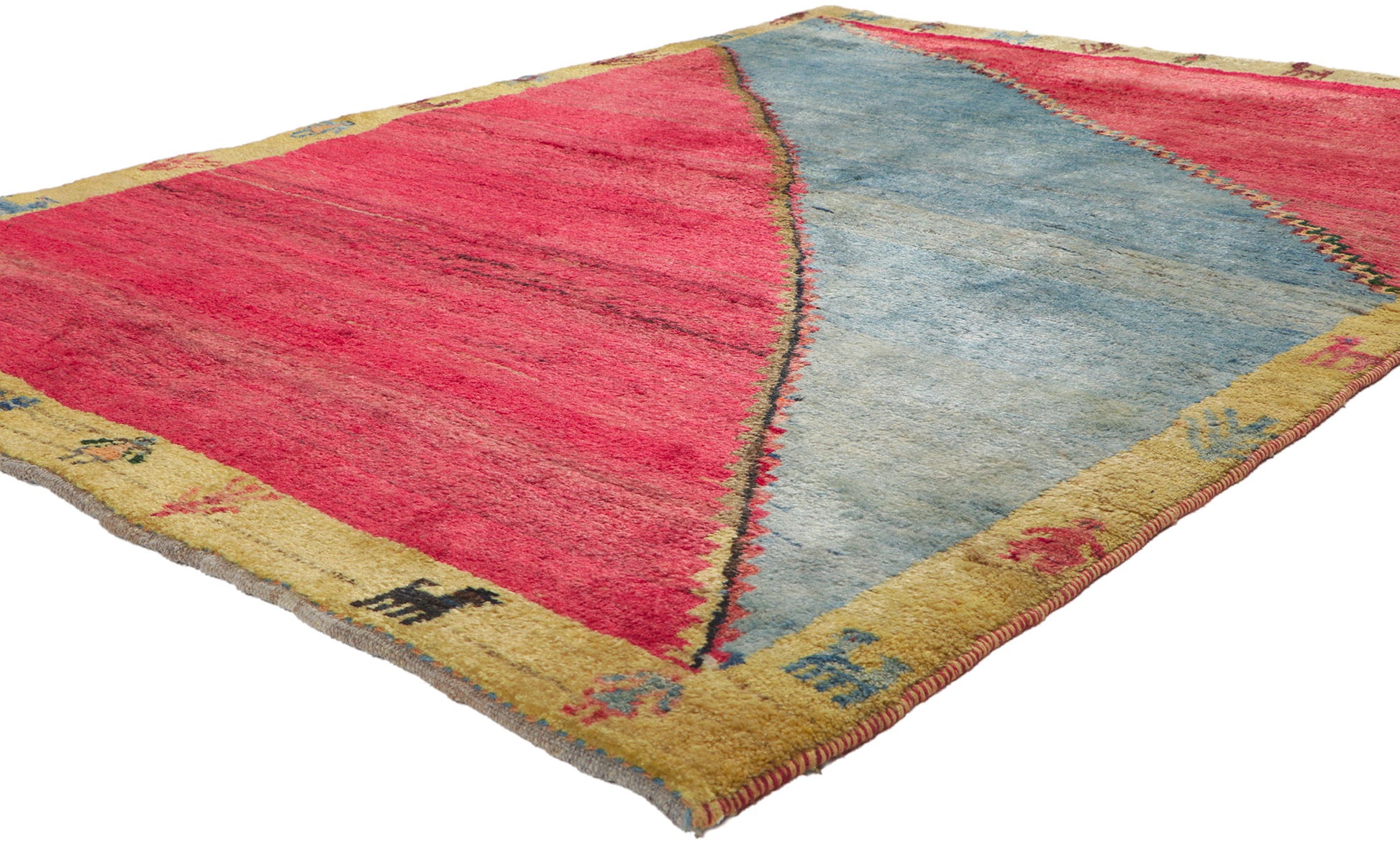 5 x 7 Vintage Persian Gabbeh Rug 78316