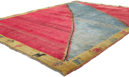 5 x 7 Vintage Persian Gabbeh Rug 78316