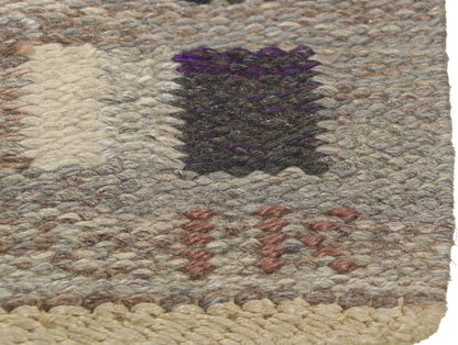 5 x 7 Irma Kronlund Vintage Swedish Rollakan Rug 78482