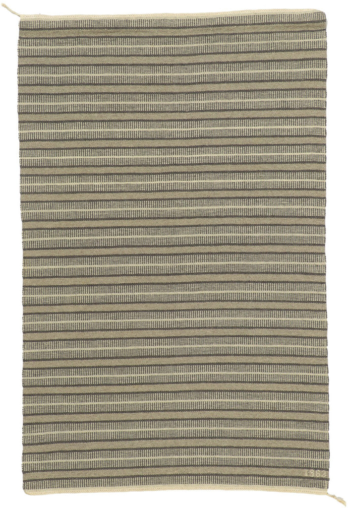 5 x 7 Vintage Swedish Rollakan Rug 78481