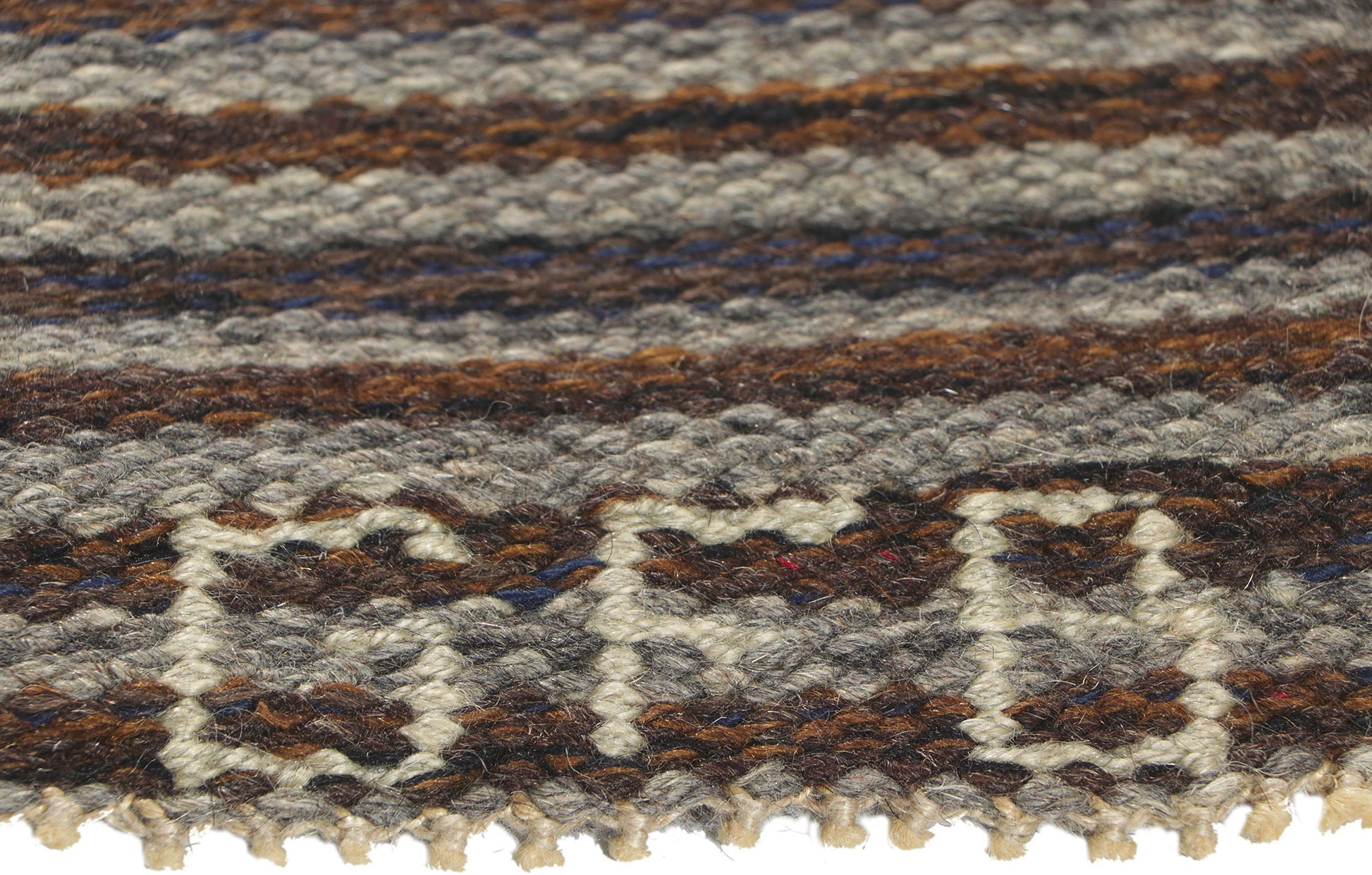 5 x 7 Gunilla Fleming Borgstrom Vintage Swedish ​Rollakan Rug 78484