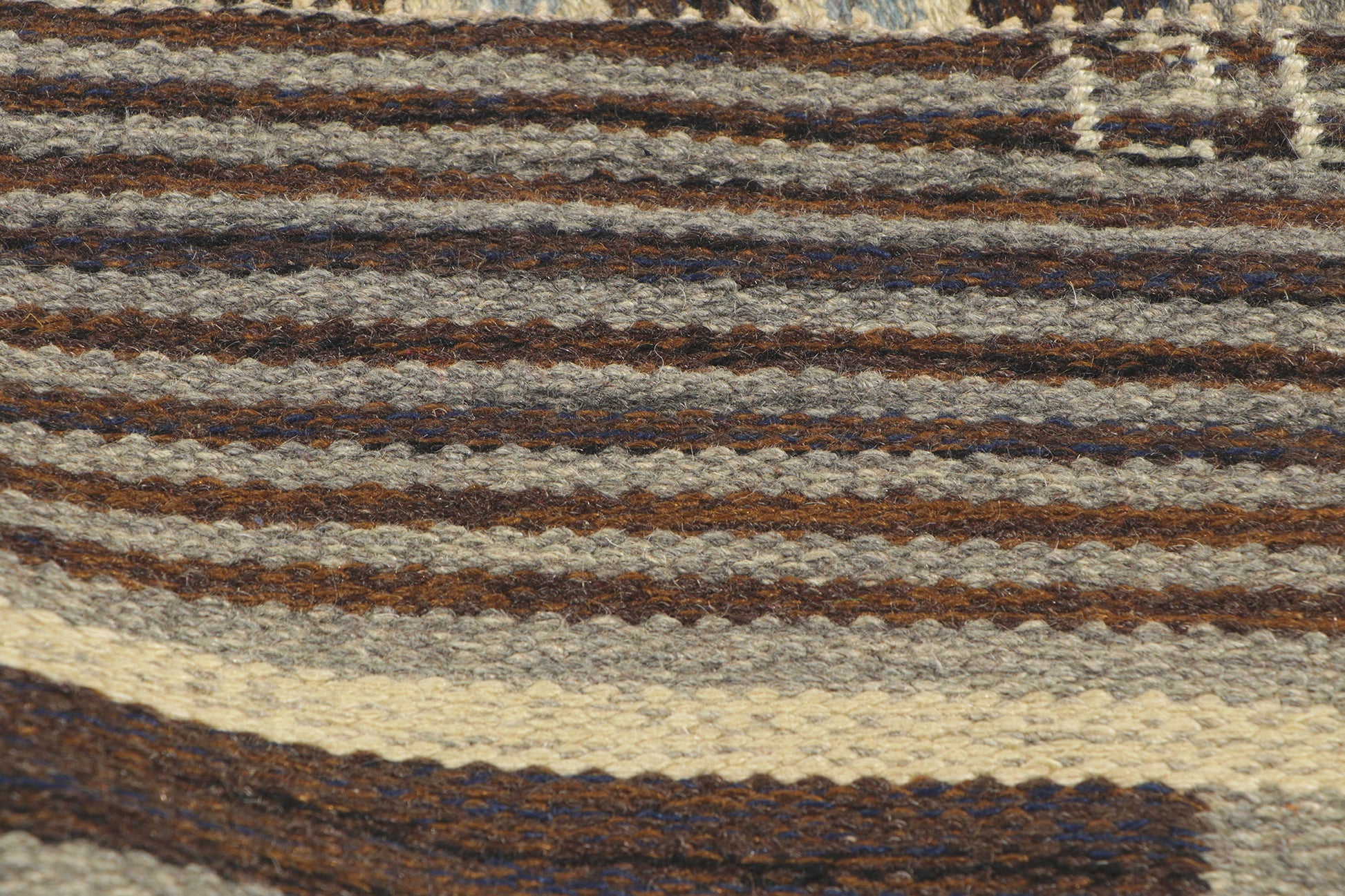 5 x 7 Gunilla Fleming Borgstrom Vintage Swedish ​Rollakan Rug 78484