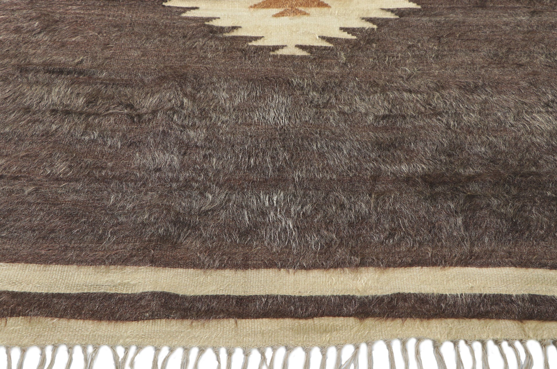 5 x 7 Turkish Angora Wool Kilim Rug 53833