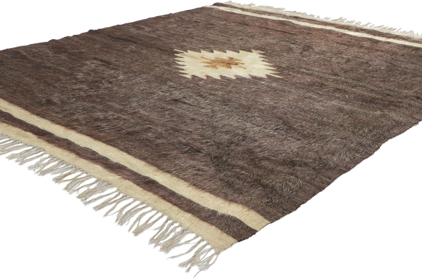 5 x 7 Turkish Angora Wool Kilim Rug 53833