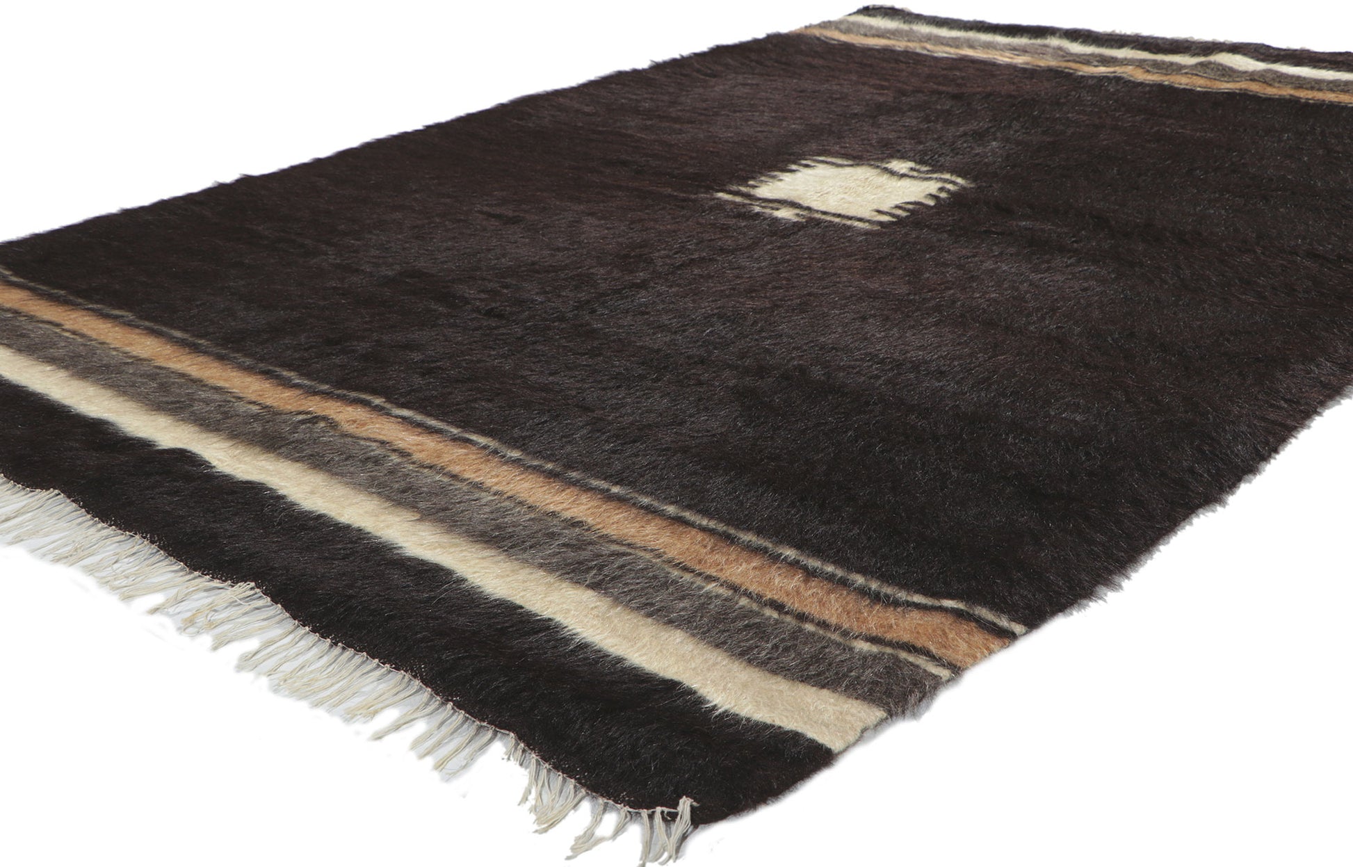 5 x 7 Turkish Angora Wool Kilim Rug 53834