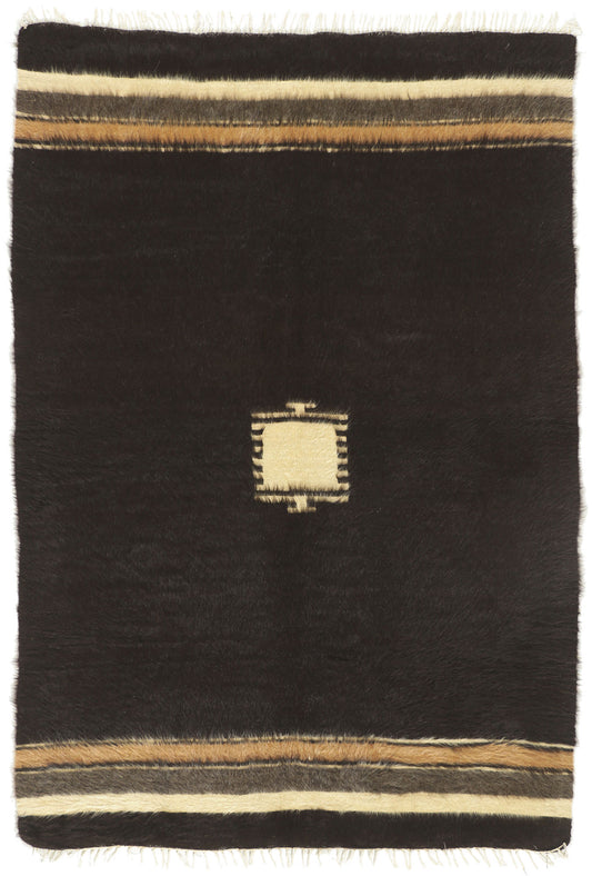 5 x 7 Turkish Angora Wool Kilim Rug 53834