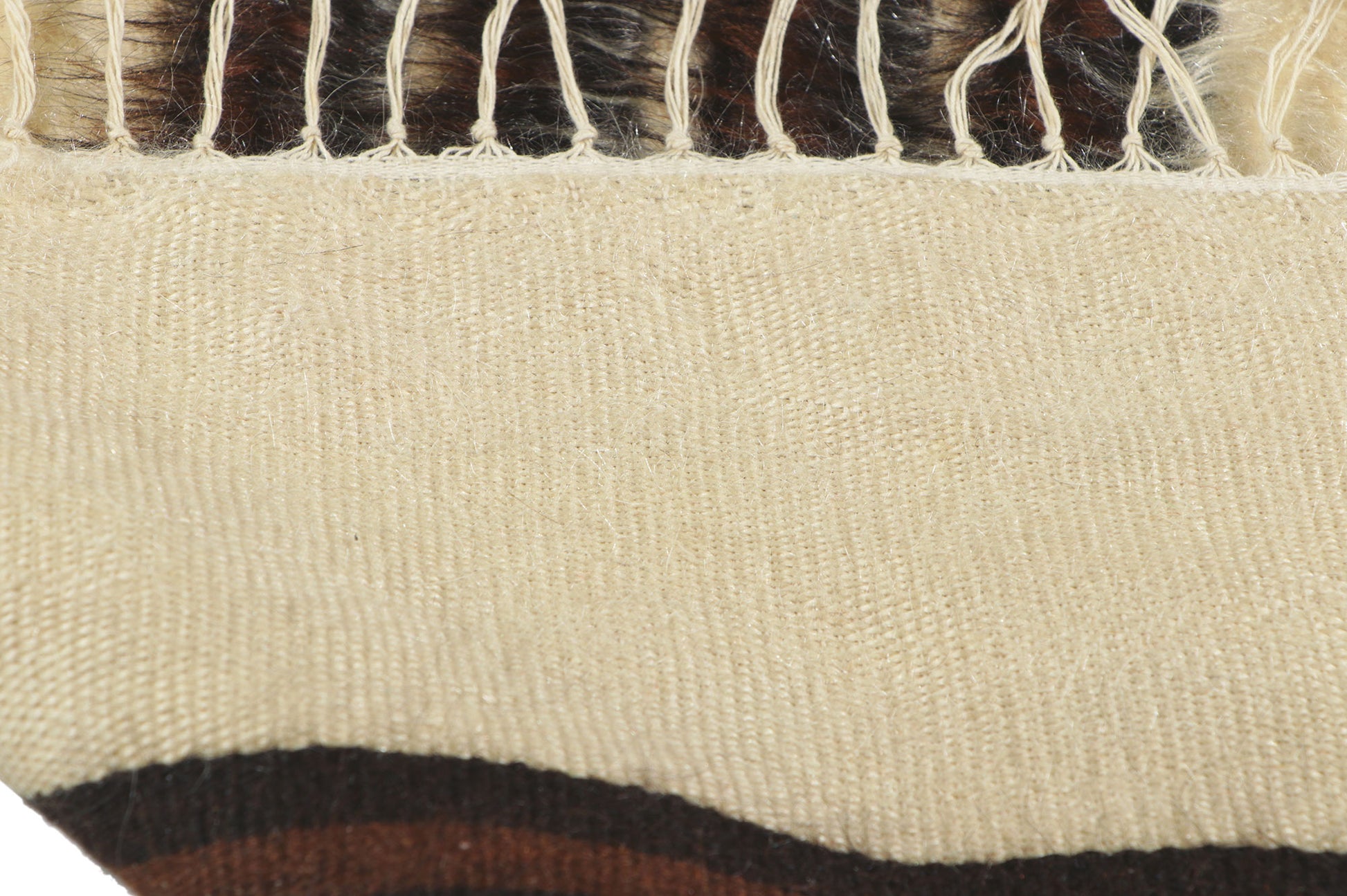 5 x 7 Turkish Angora Wool Kilim Rug 53837