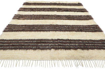 5 x 7 Turkish Angora Wool Kilim Rug 53837