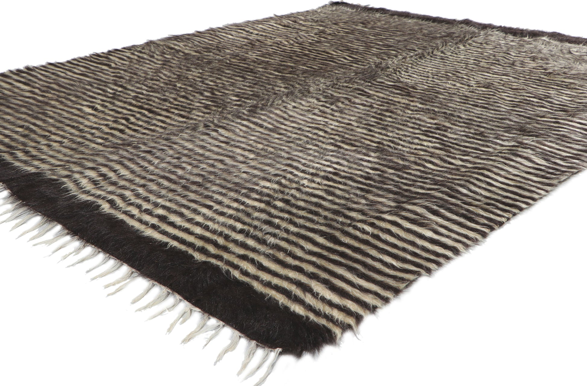5 x 7 Turkish Angora Wool Kilim Rug 53847