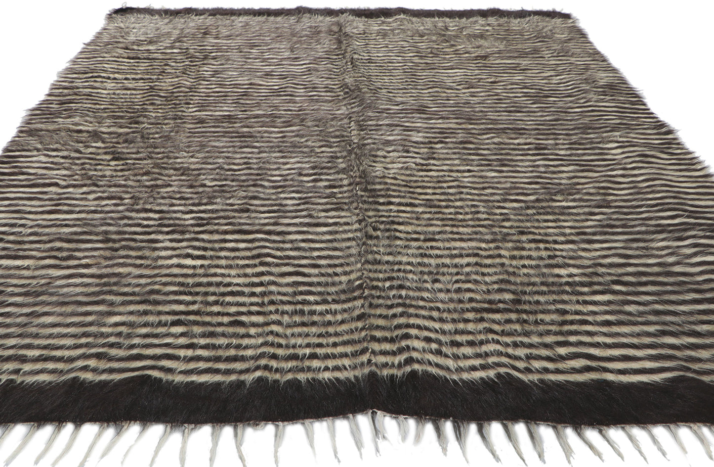 5 x 7 Turkish Angora Wool Kilim Rug 53847
