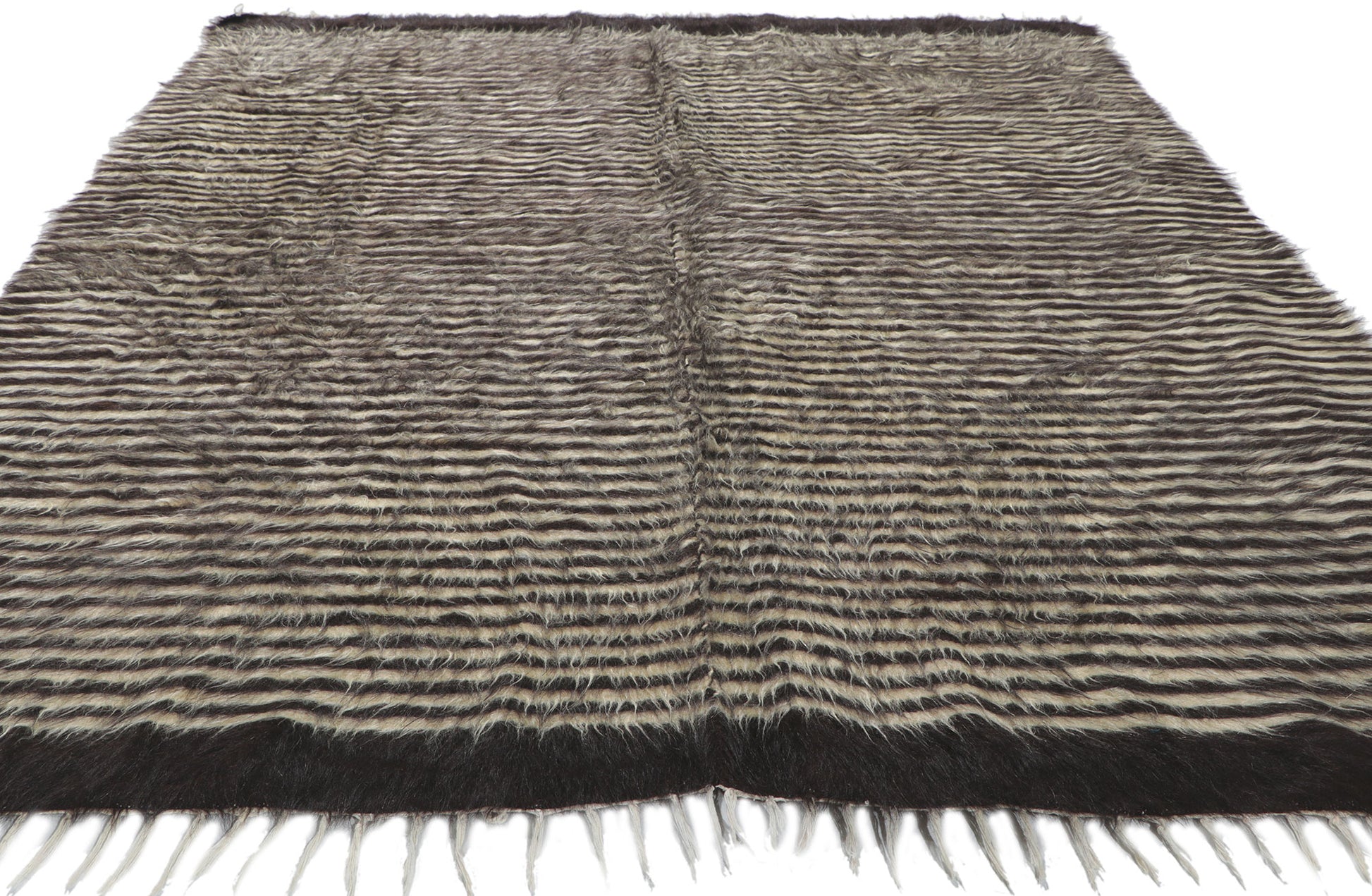5 x 7 Turkish Angora Wool Kilim Rug 53847