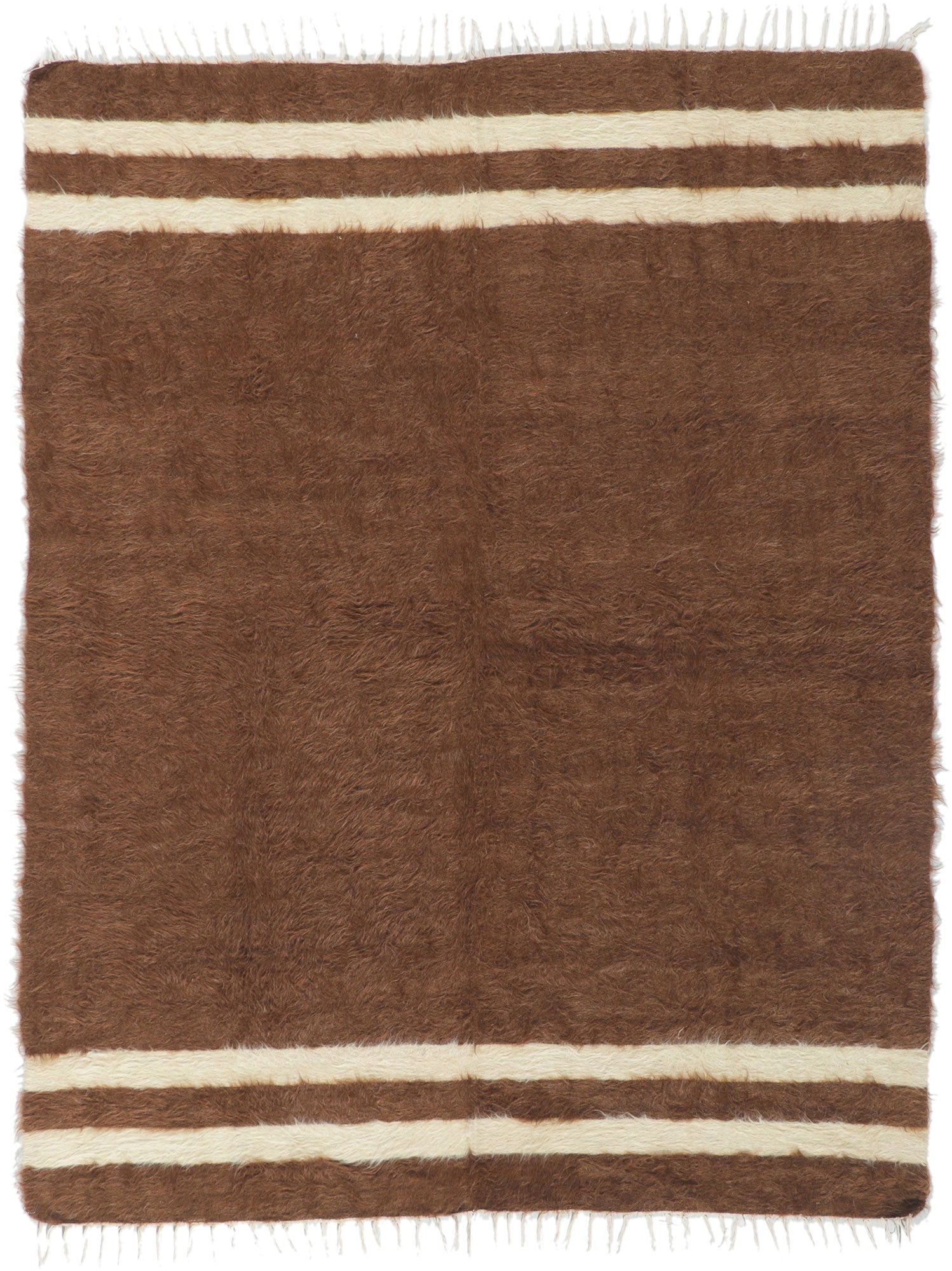 5 x 7 Turkish Angora Wool Kilim Rug 53859