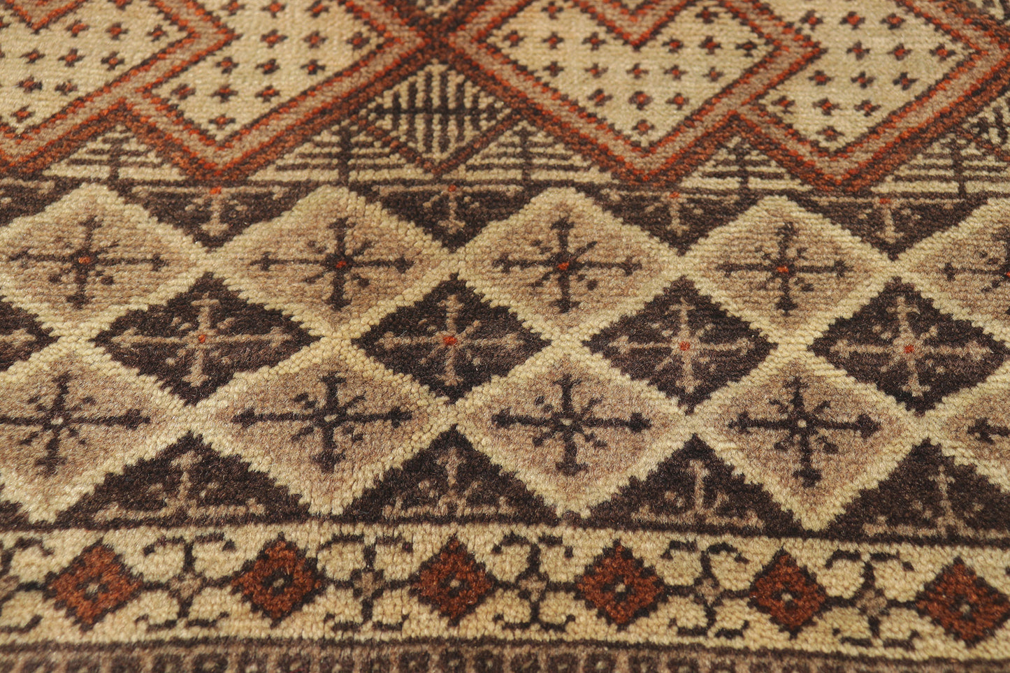 5 x 7 Vintage Turkish Oushak Rug 50069
