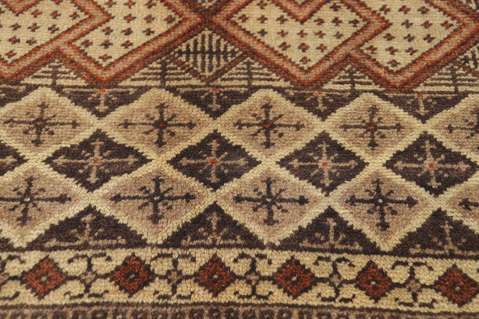 5 x 7 Vintage Turkish Oushak Rug 50069