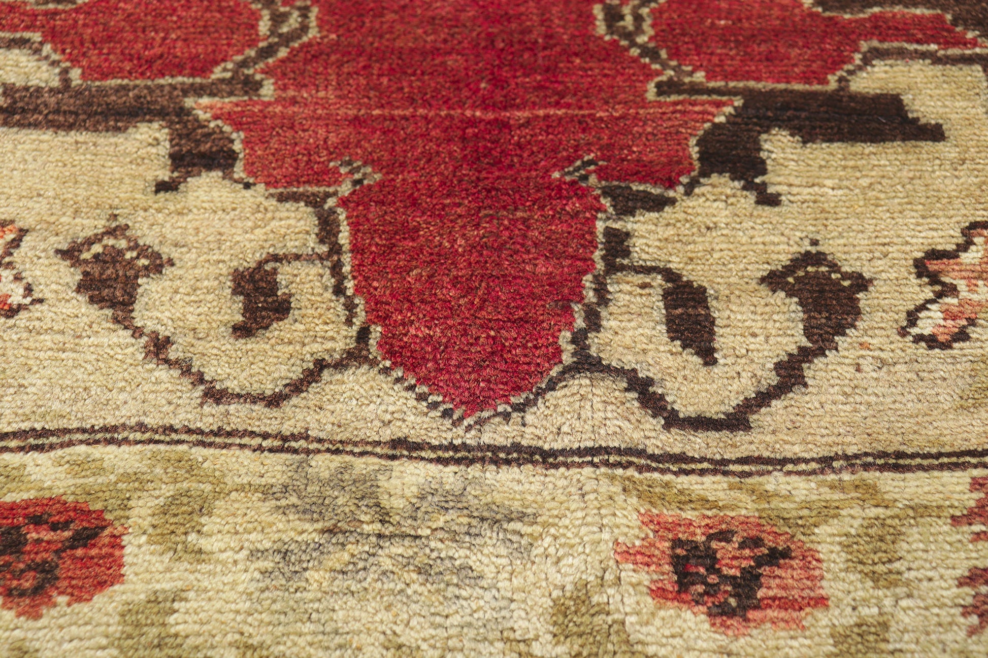 5 x 7 Vintage Turkish Oushak Rug 73940