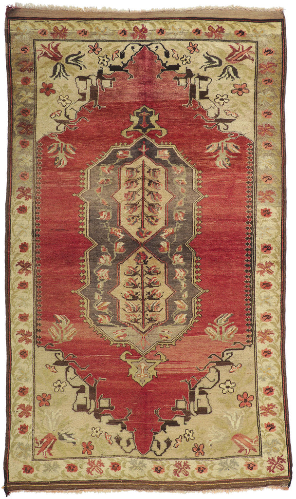 5 x 7 Vintage Turkish Oushak Rug 73940