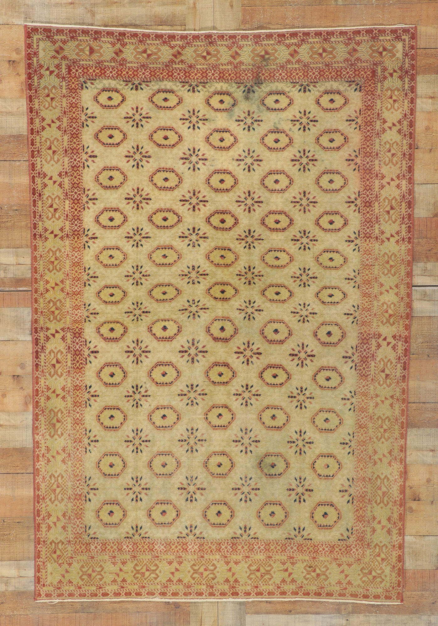 5 x 7 Vintage Turkish Sivas Rug 52606