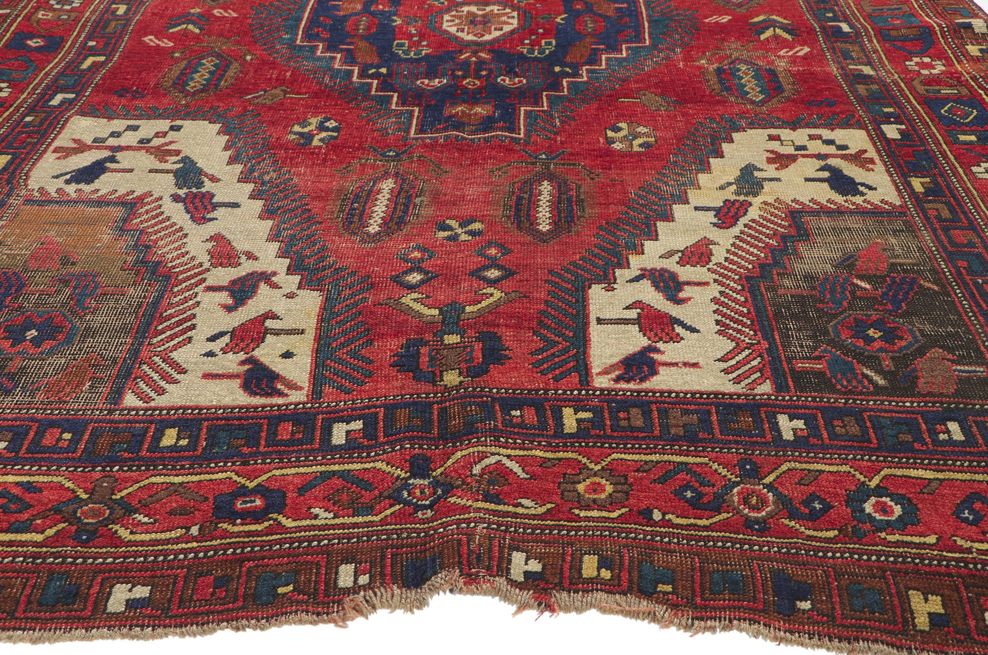 5 x 8 Antique Bergama Rug 73263