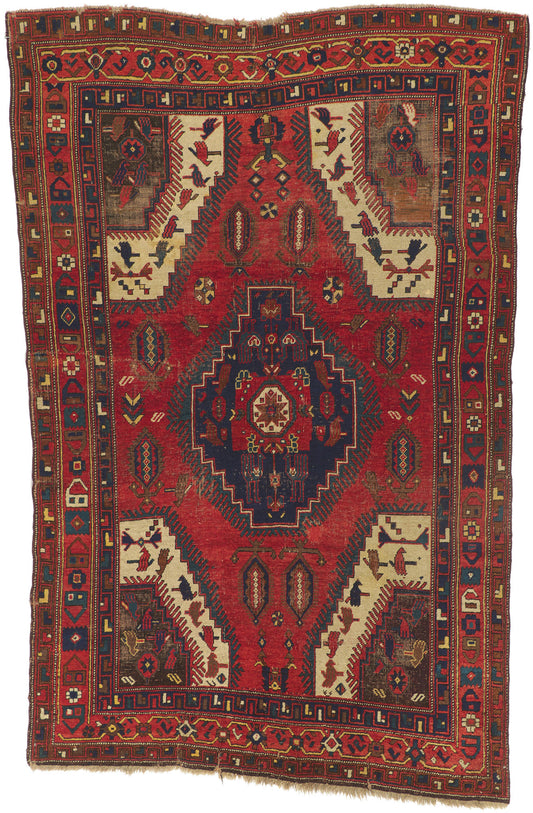 5 x 8 Antique Bergama Rug 73263