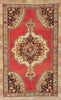5 x 8 Vintage Red Turkish Oushak Rug 50722