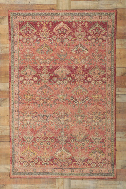 5 x 8 Vintage-Inspired Distressed Rug 30786