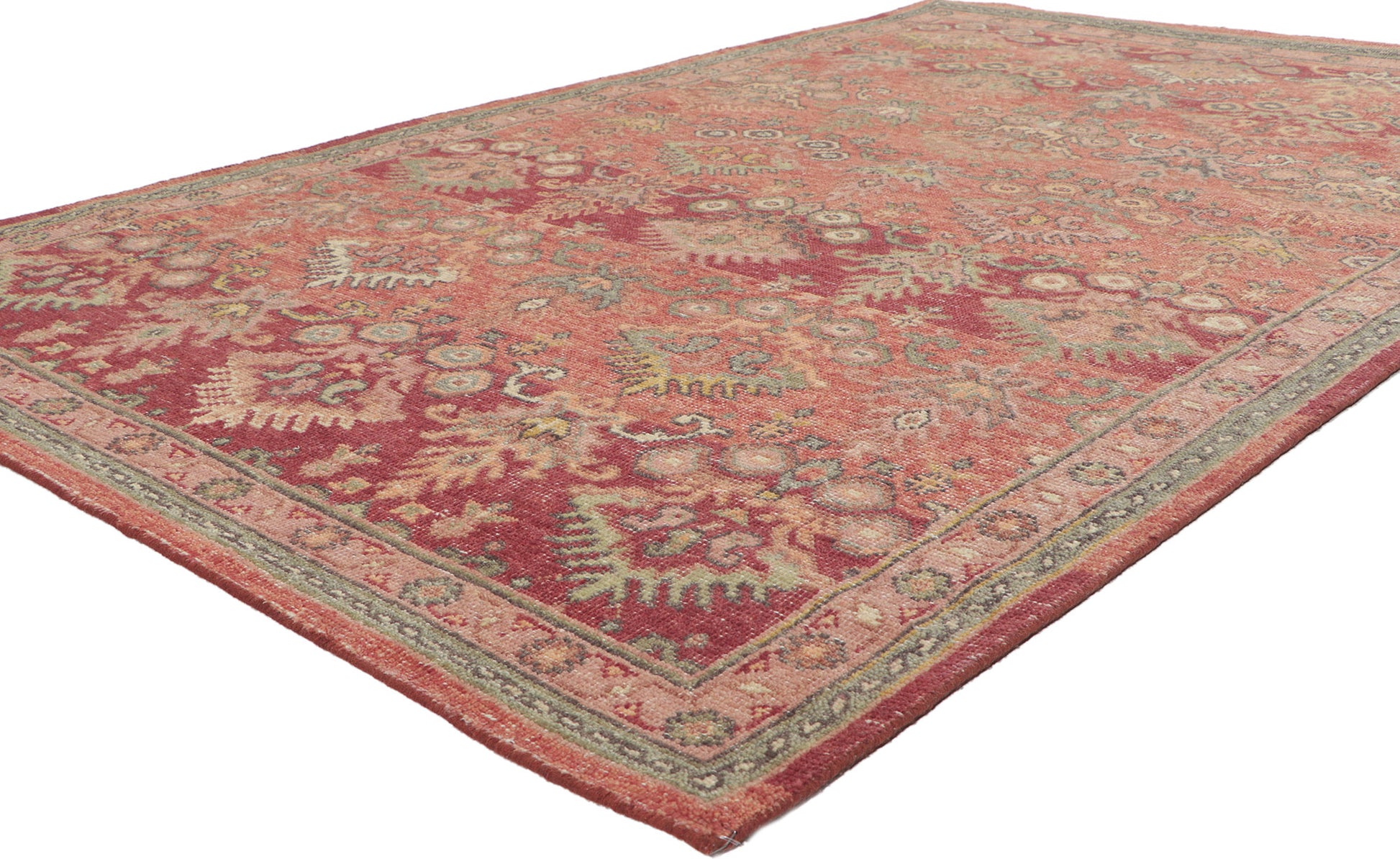 5 x 8 Vintage-Inspired Distressed Rug 30786