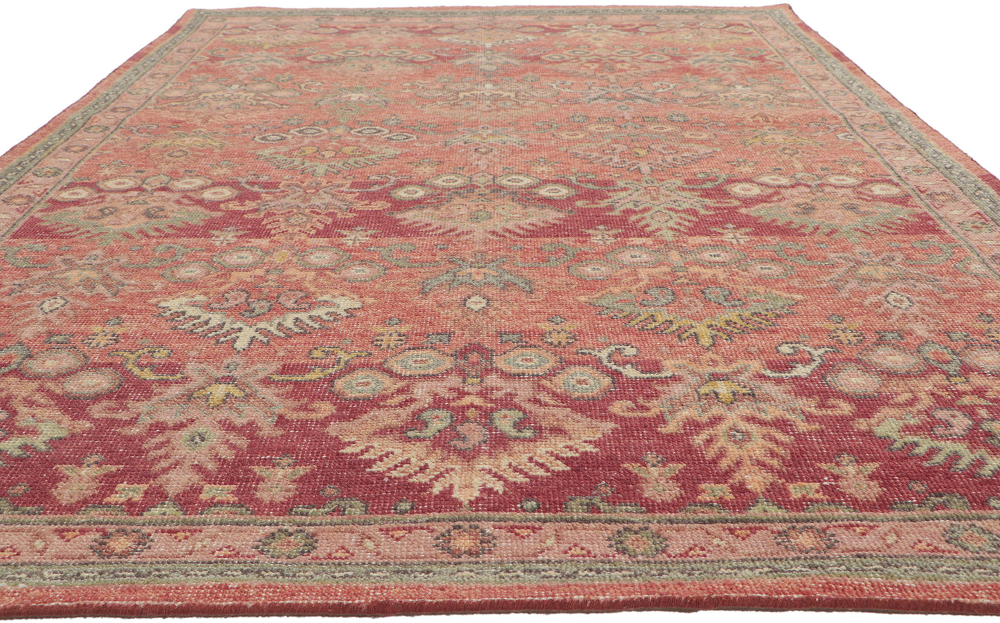 5 x 8 Vintage-Inspired Distressed Rug 30786