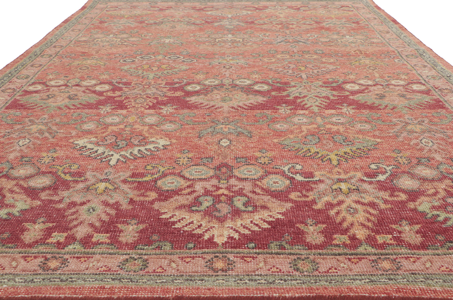 5 x 8 Vintage-Inspired Distressed Rug 30786