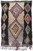 5 x 8 Vintage Moroccan Rag Rug 78393