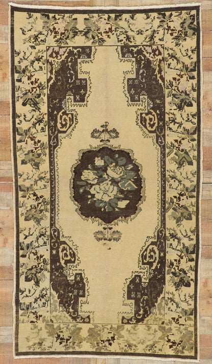 5 x 8 Vintage Turkish Oushak Rug 50316