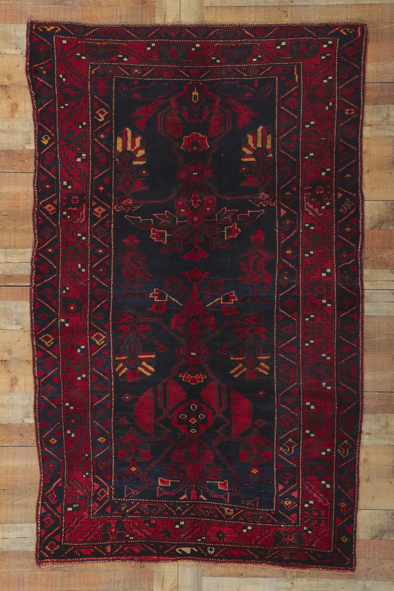 5 x 8 Vintage Persian Baluch Rug 61151