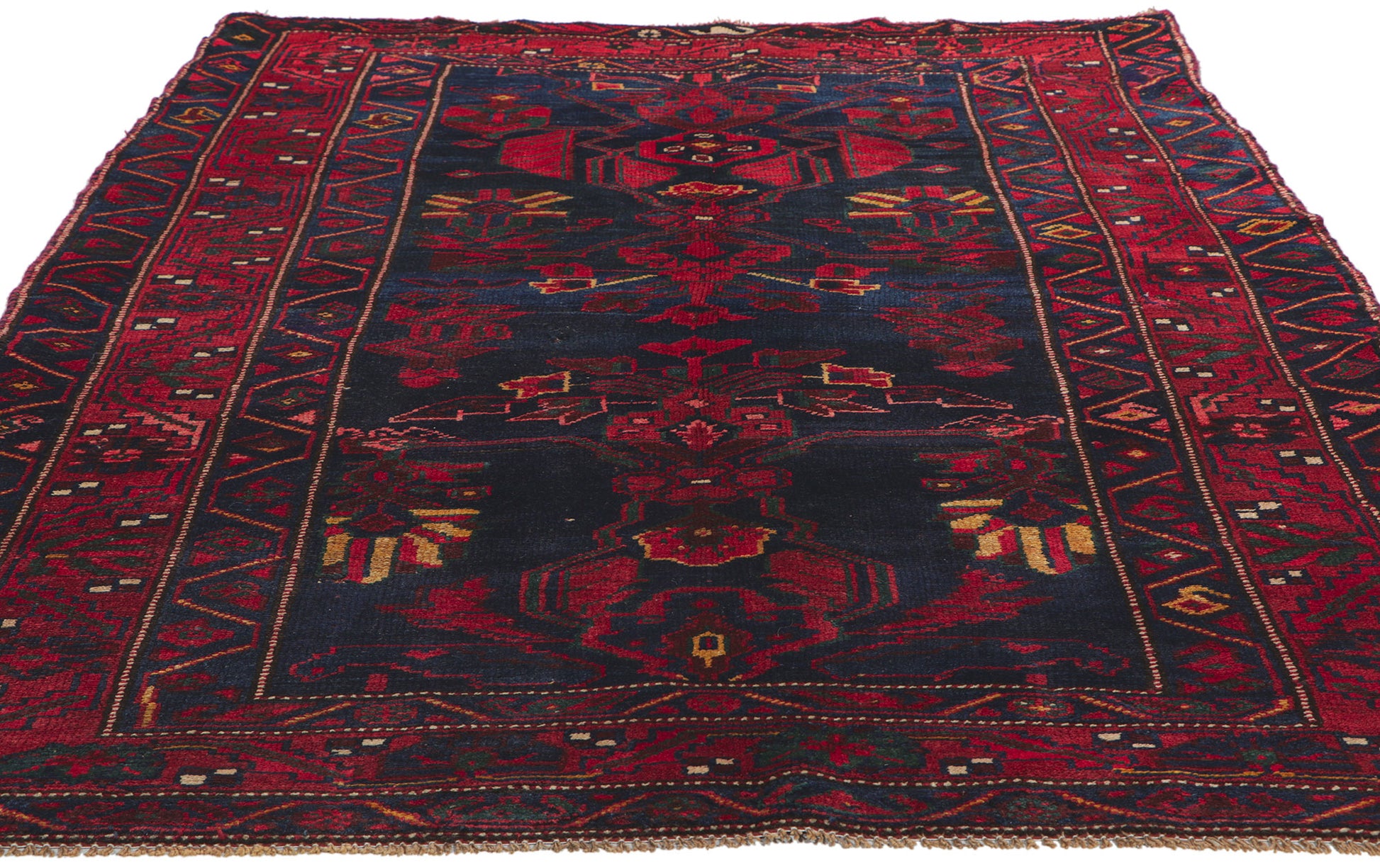 5 x 8 Vintage Persian Baluch Rug 61151