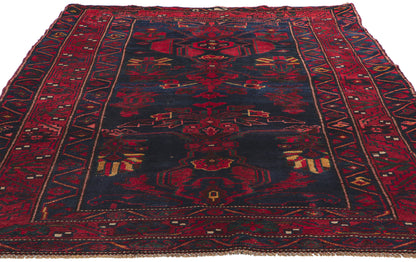 5 x 8 Vintage Persian Baluch Rug 61151