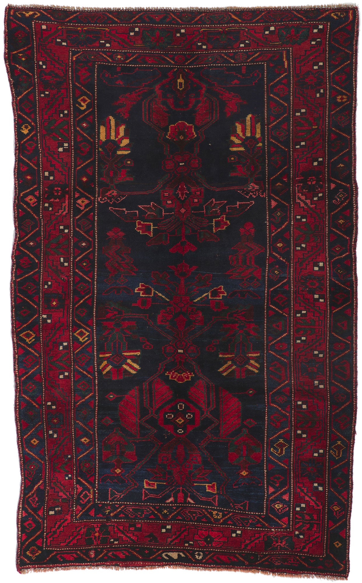 5 x 8 Vintage Persian Baluch Rug 61151