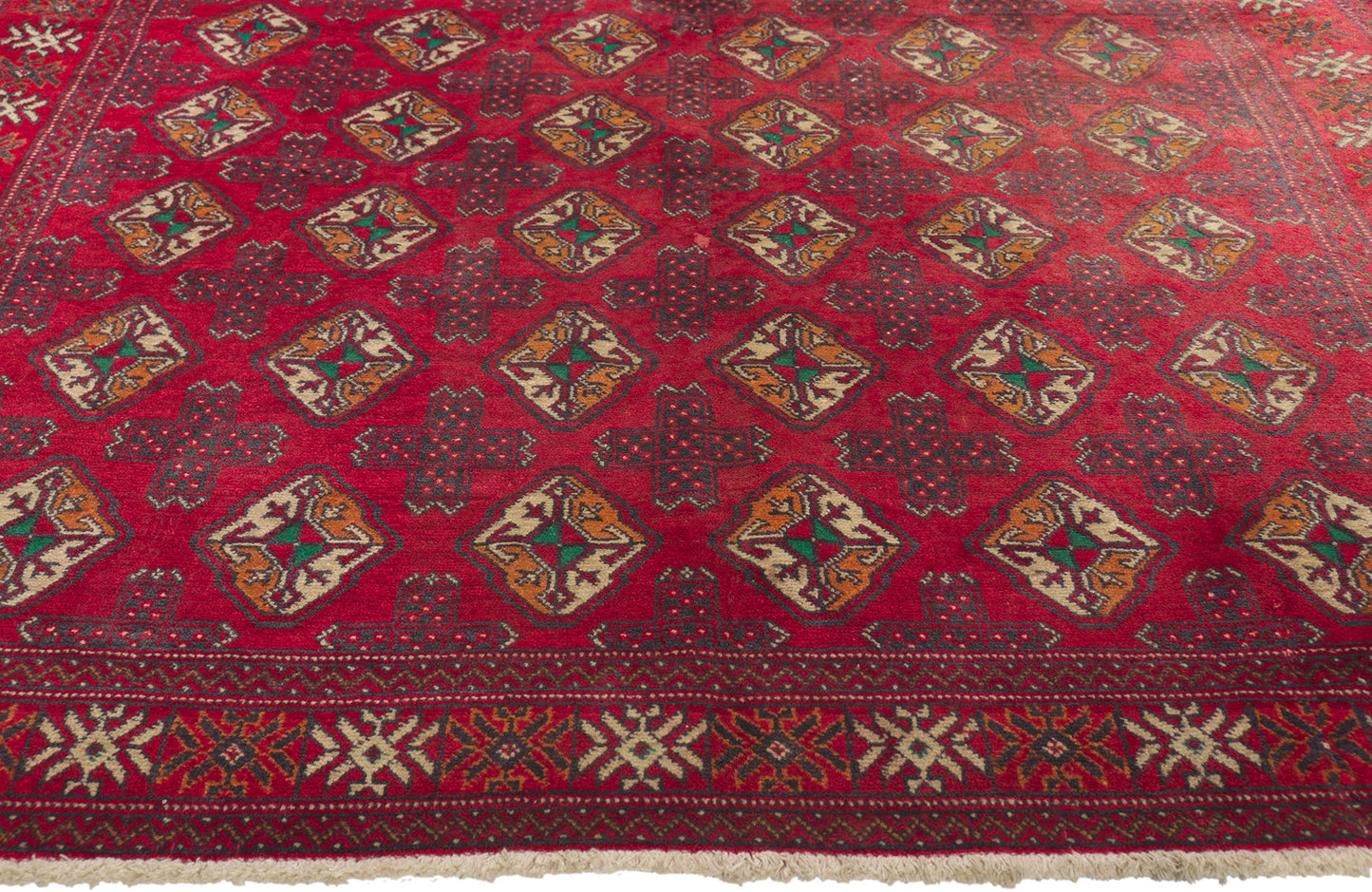 5 x 8 Vintage Turkish Turkoman Rug 77159