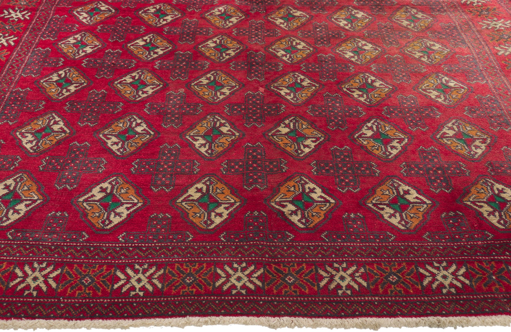 5 x 8 Vintage Turkish Turkoman Rug 77159