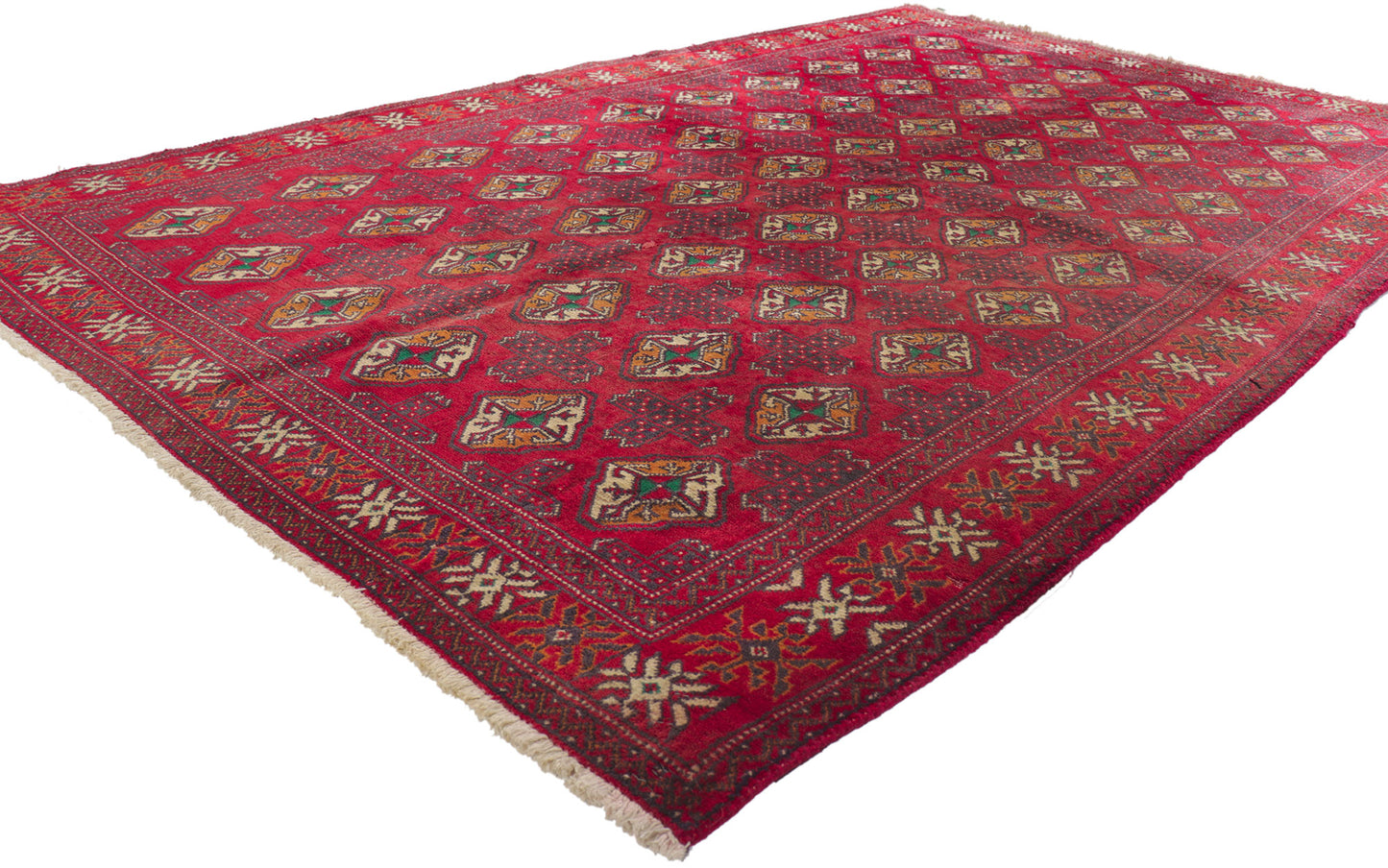 5 x 8 Vintage Turkish Turkoman Rug 77159