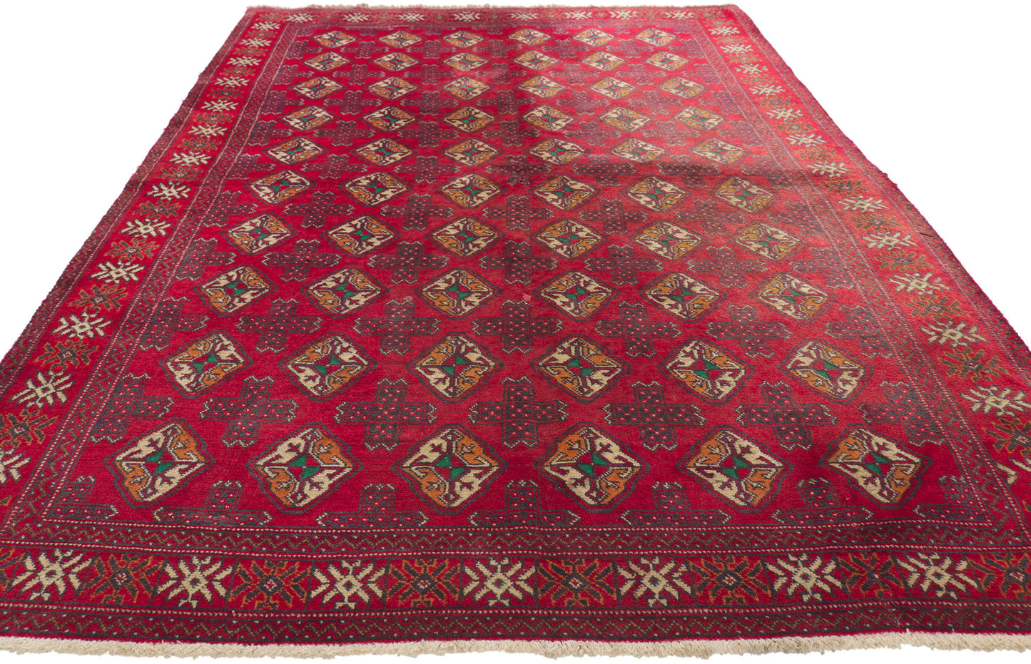 5 x 8 Vintage Turkish Turkoman Rug 77159