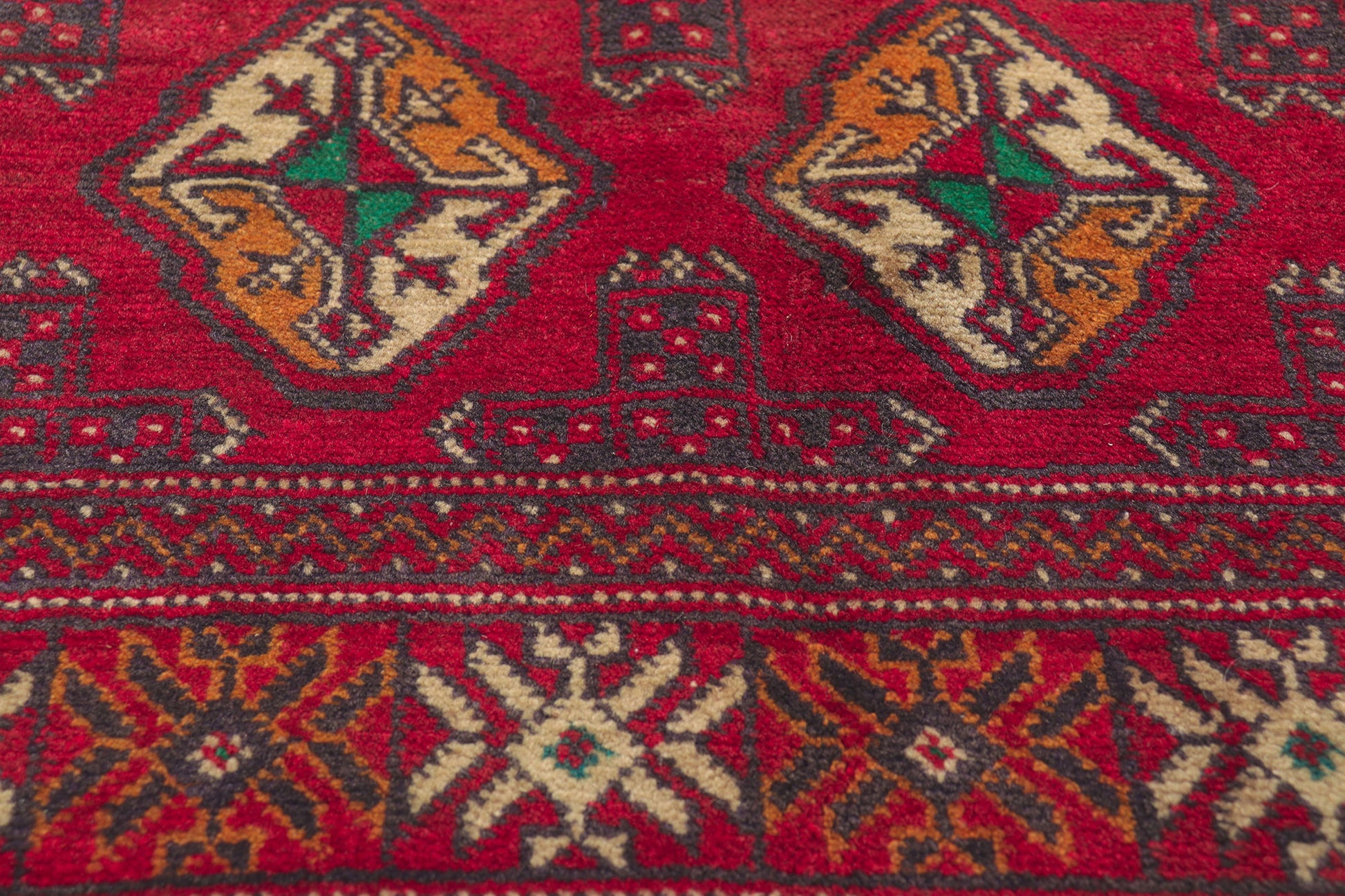 5 x 8 Vintage Turkish Turkoman Rug 77159